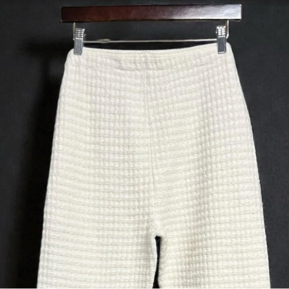 🌻NEW w/tags Sandro Fancy Braid Trim Side Zip Tweed Pants Women’s Size 42 US 10 - Picture 9 of 15